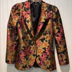 Vici Women's Floral Blazer - Multicolor
